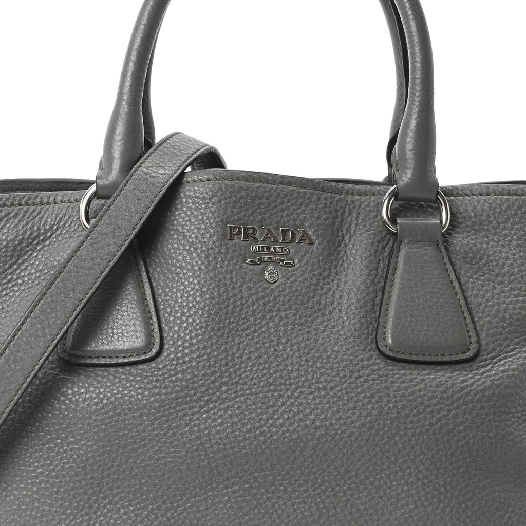 Prada Vitello Daino Tote Marmo