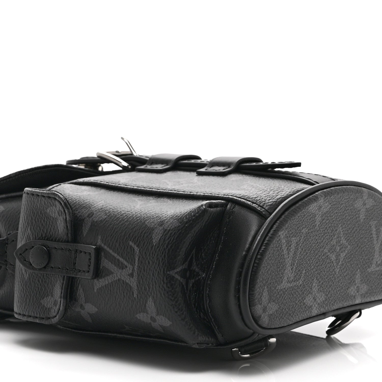 Louis Vuitton Monogram Eclipse Nano Christopher Backpack Black