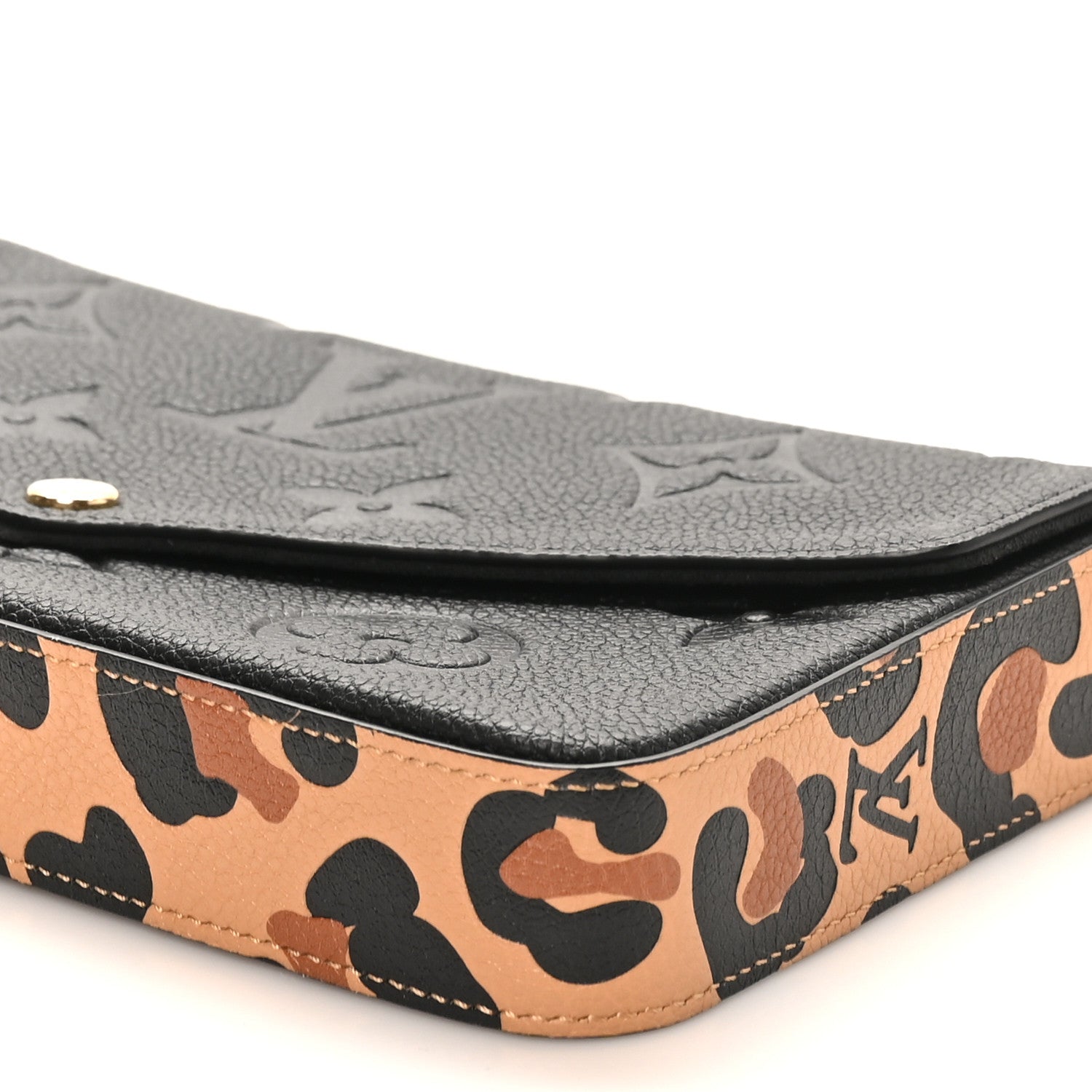 Louis Vuitton Empreinte Monogram Giant Wild At Heart Felicie Pochette Black