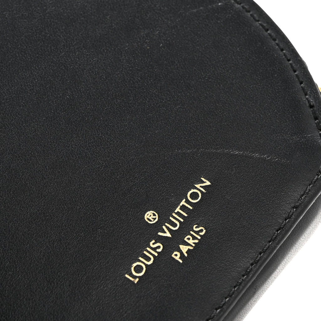 Louis Vuitton Calfskin Monogram Micro Boite Chapeau Black