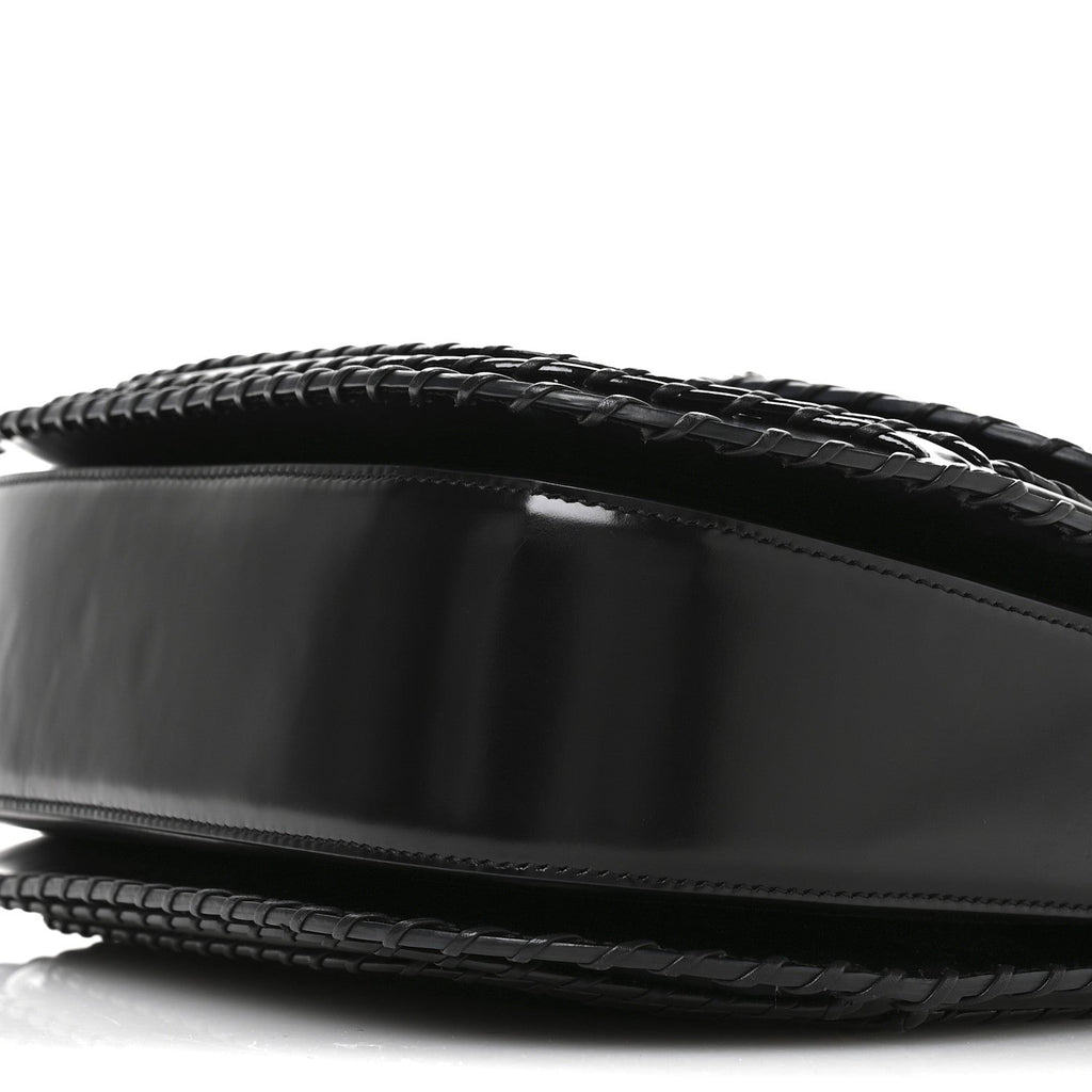 Gucci Pony Hair New Bamboo Medium Top Handle Bag Black