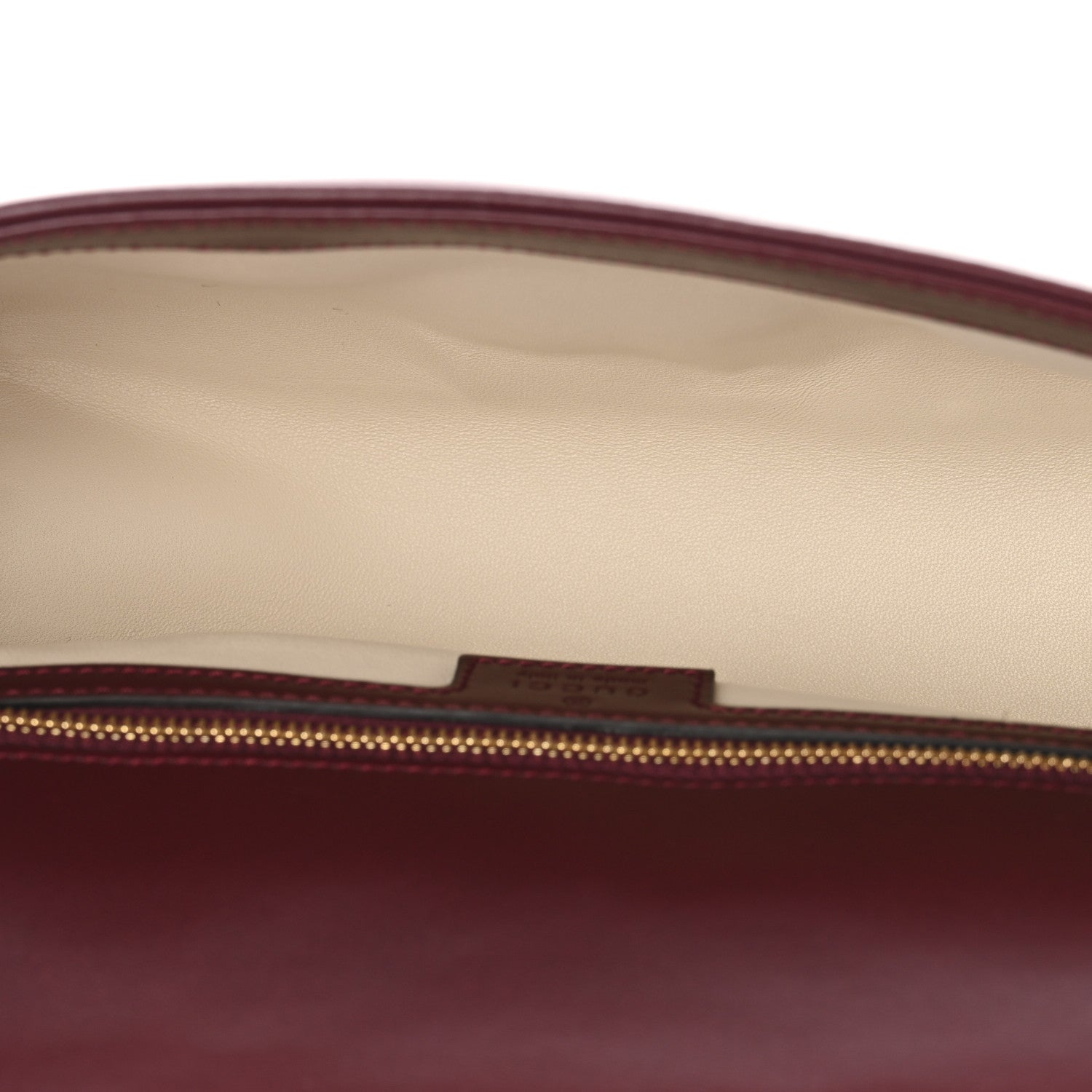 Gucci Calfskin Matelasse Small GG Marmont Shoulder Bag Ancora Red