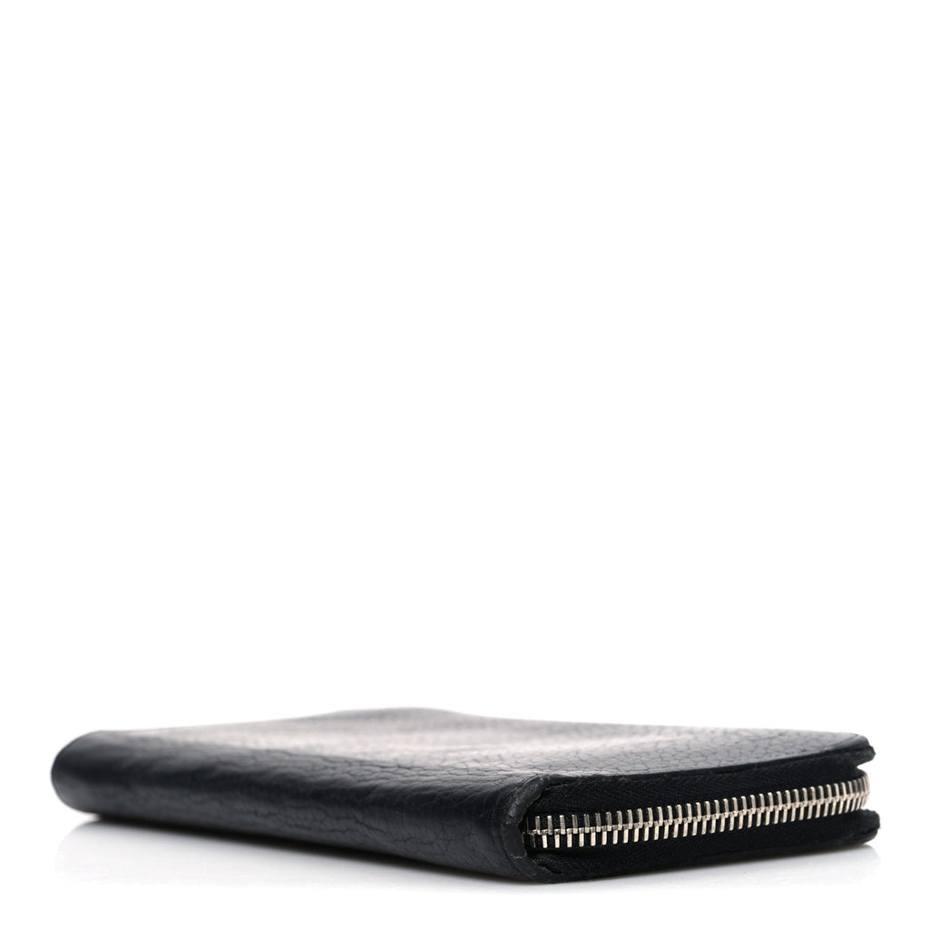Louis Vuitton Taurillon Vertical Zippy Wallet Black