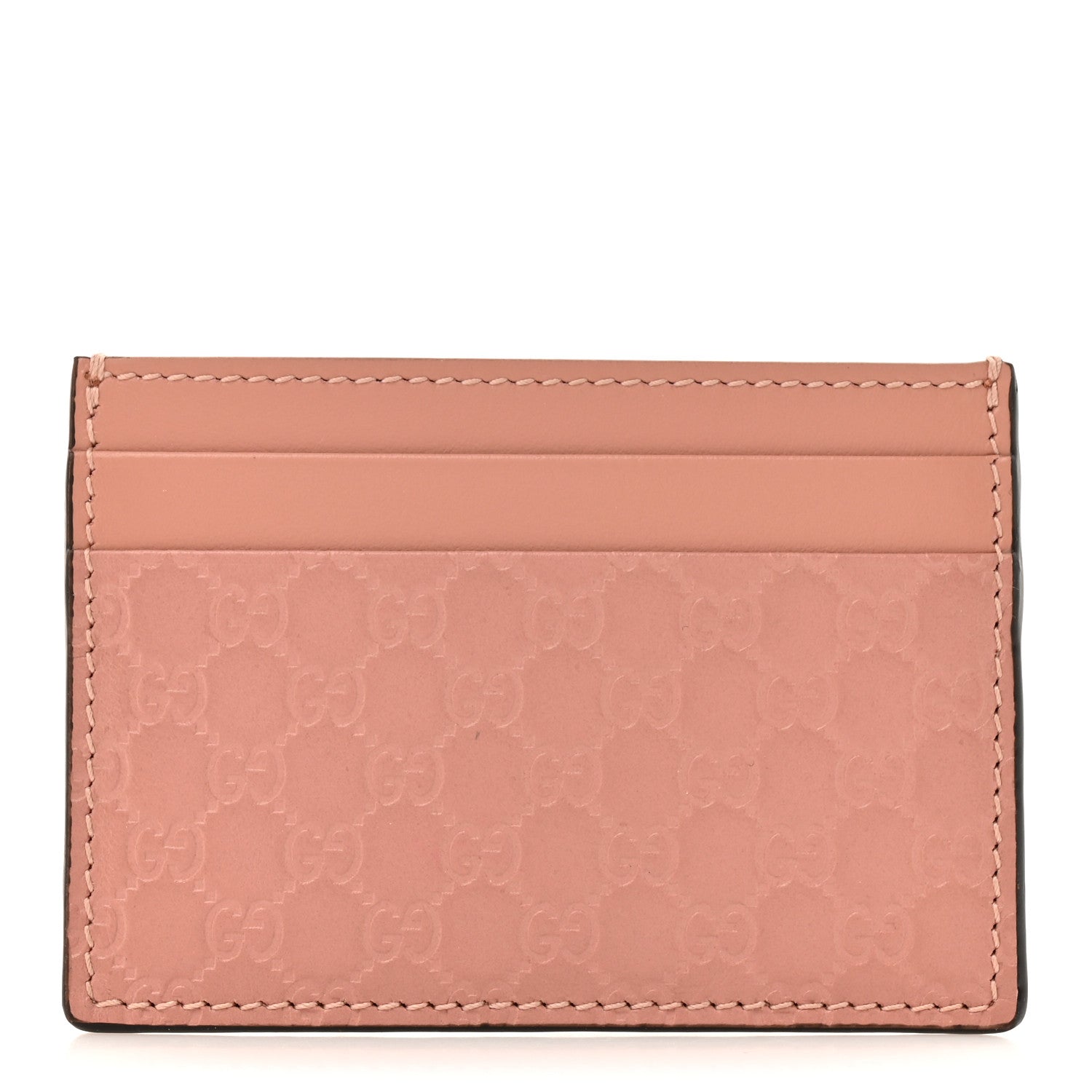 Gucci Microguccissima Card Holder Soft Pink