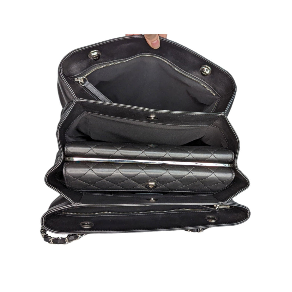 Chanel bag Accordion Shopping Lambskin Medium Tote