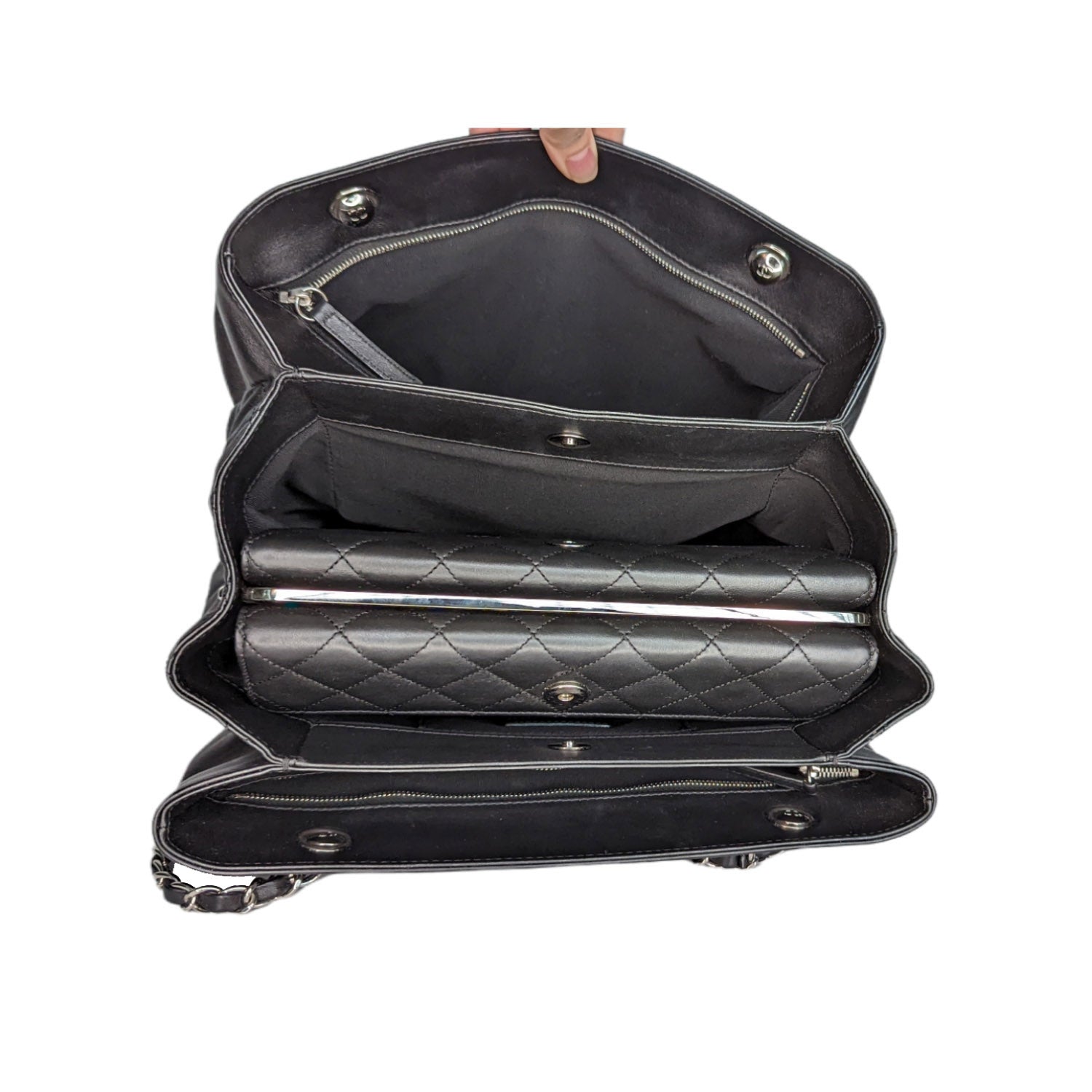 Chanel bag Accordion Shopping Lambskin Medium Tote