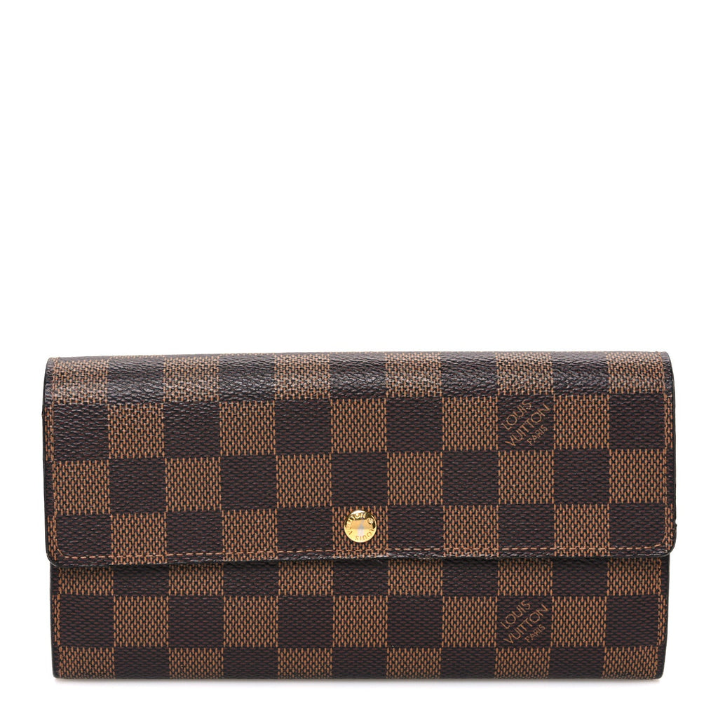 Louis Vuitton Damier Ebene Sarah Wallet