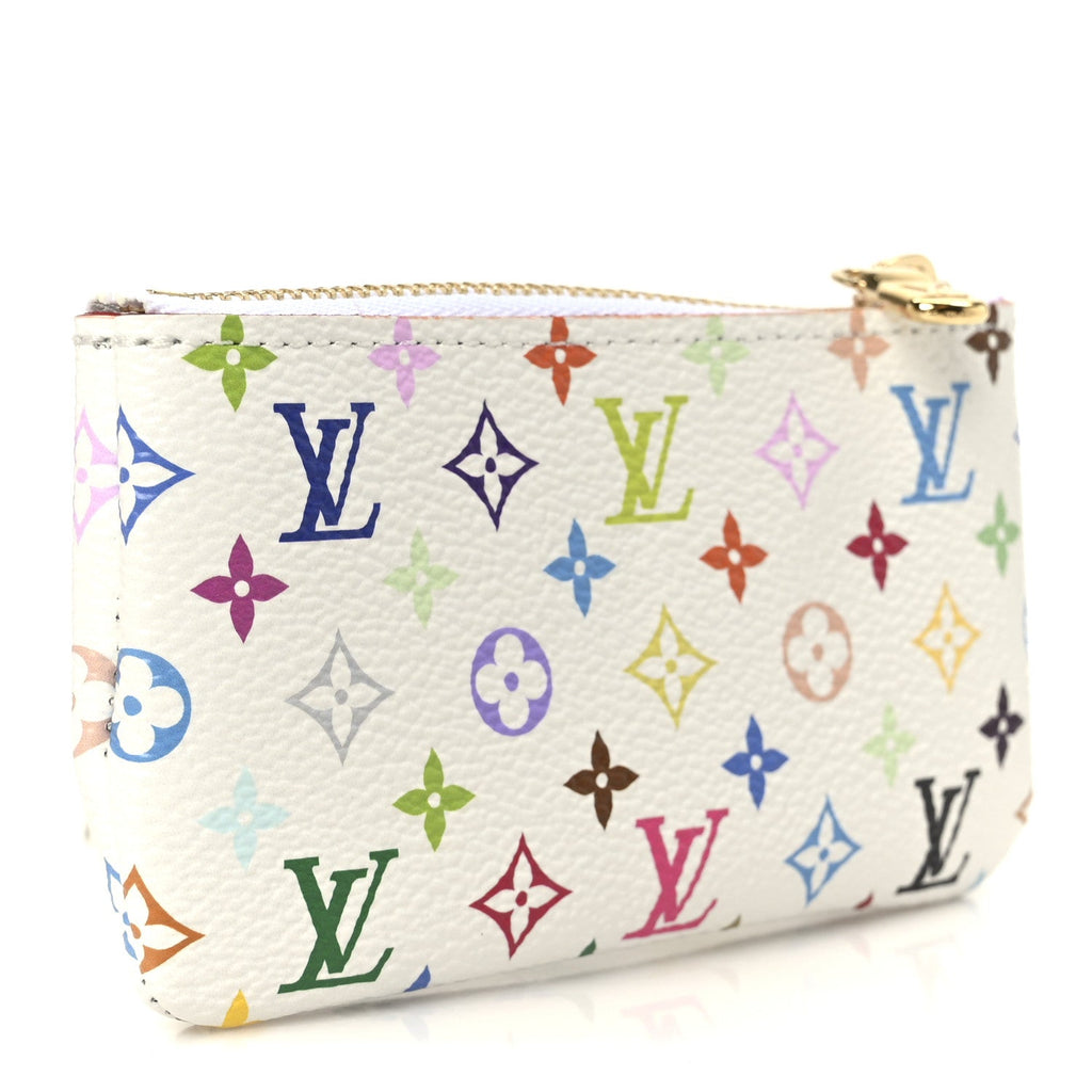 Louis Vuitton LV X TM Monogram Multicolor Key Pouch White