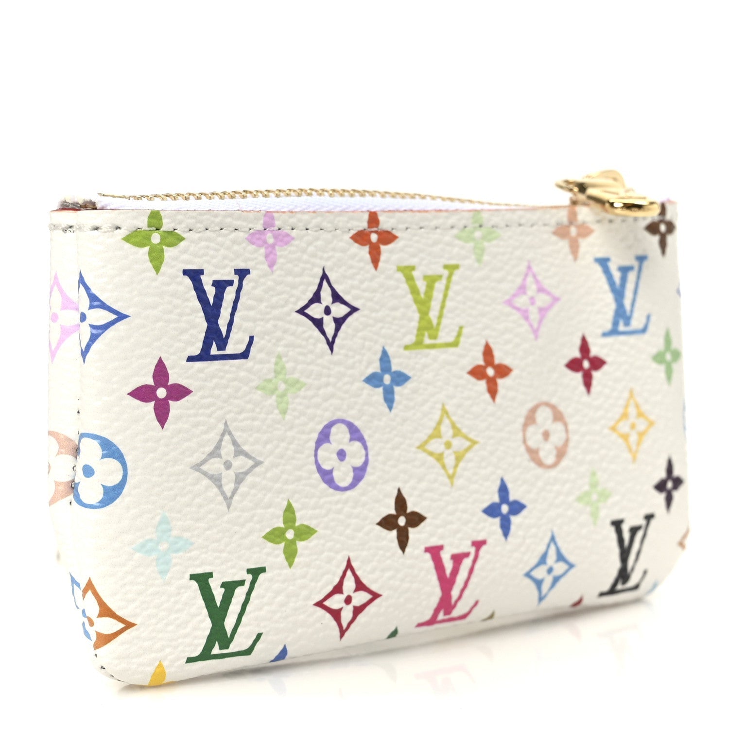 Louis Vuitton LV X TM Monogram Multicolor Key Pouch White