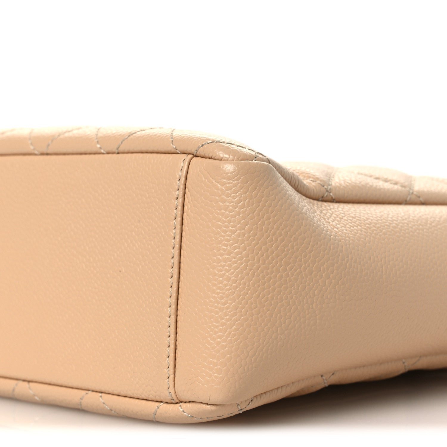 Chanel Caviar Quilted Petit Shopping Tote PST Beige Clair