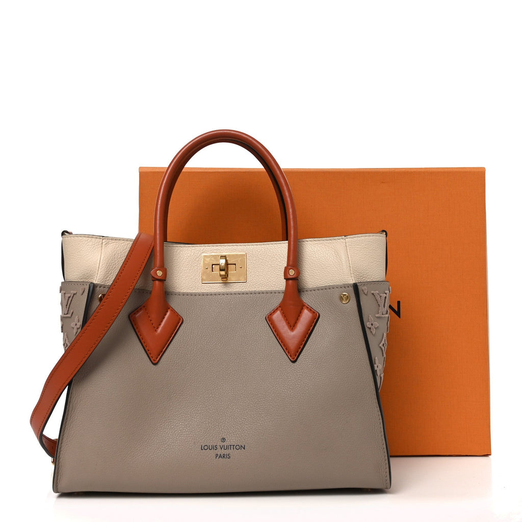 Louis Vuitton Calfskin Monogram Tufting On My Side Galet