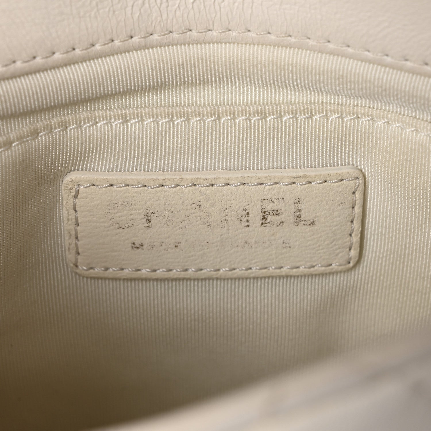 Chanel Lambskin Quilted Small My Precious Flap White