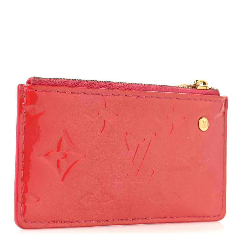 Louis Vuitton Vernis Key Pouch Framboise