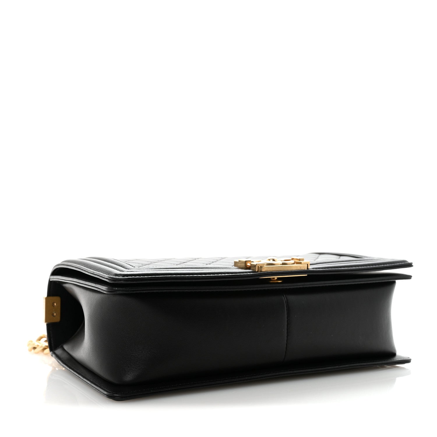 Chanel Lambskin Quilted New Medium Boy Flap Black