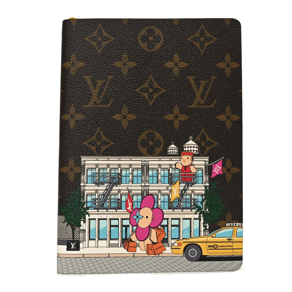 Louis Vuitton Monogram 2022 Christmas Animation New York Soho Clemence Notebook