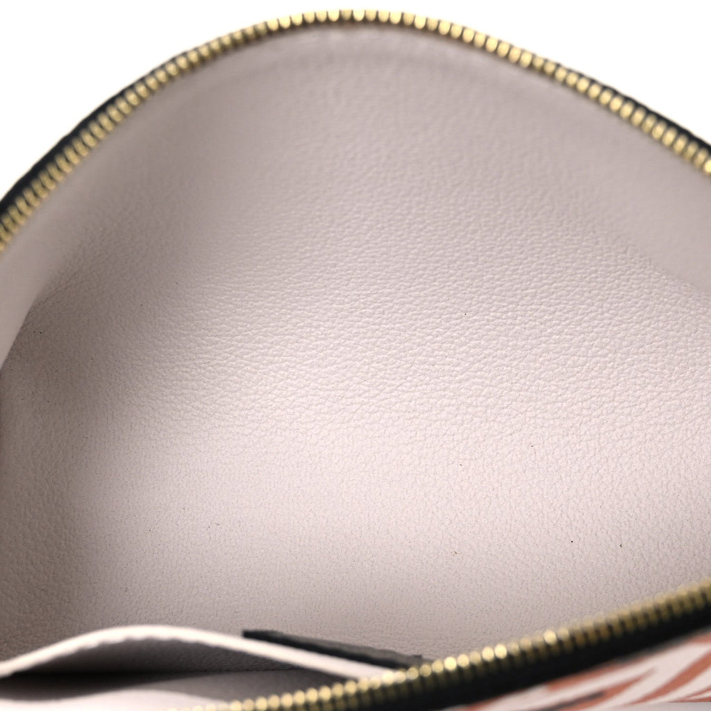 Louis Vuitton Monogram Giant Crafty Cosmetic Pouch Creme Caramel