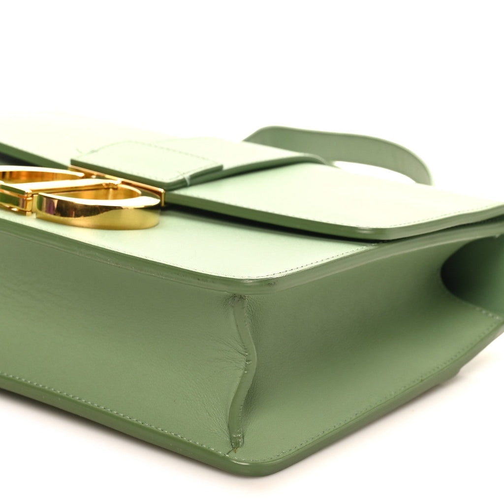 Christian Dior Smooth Calfskin 30 Montaigne Flap Bag Mint Green