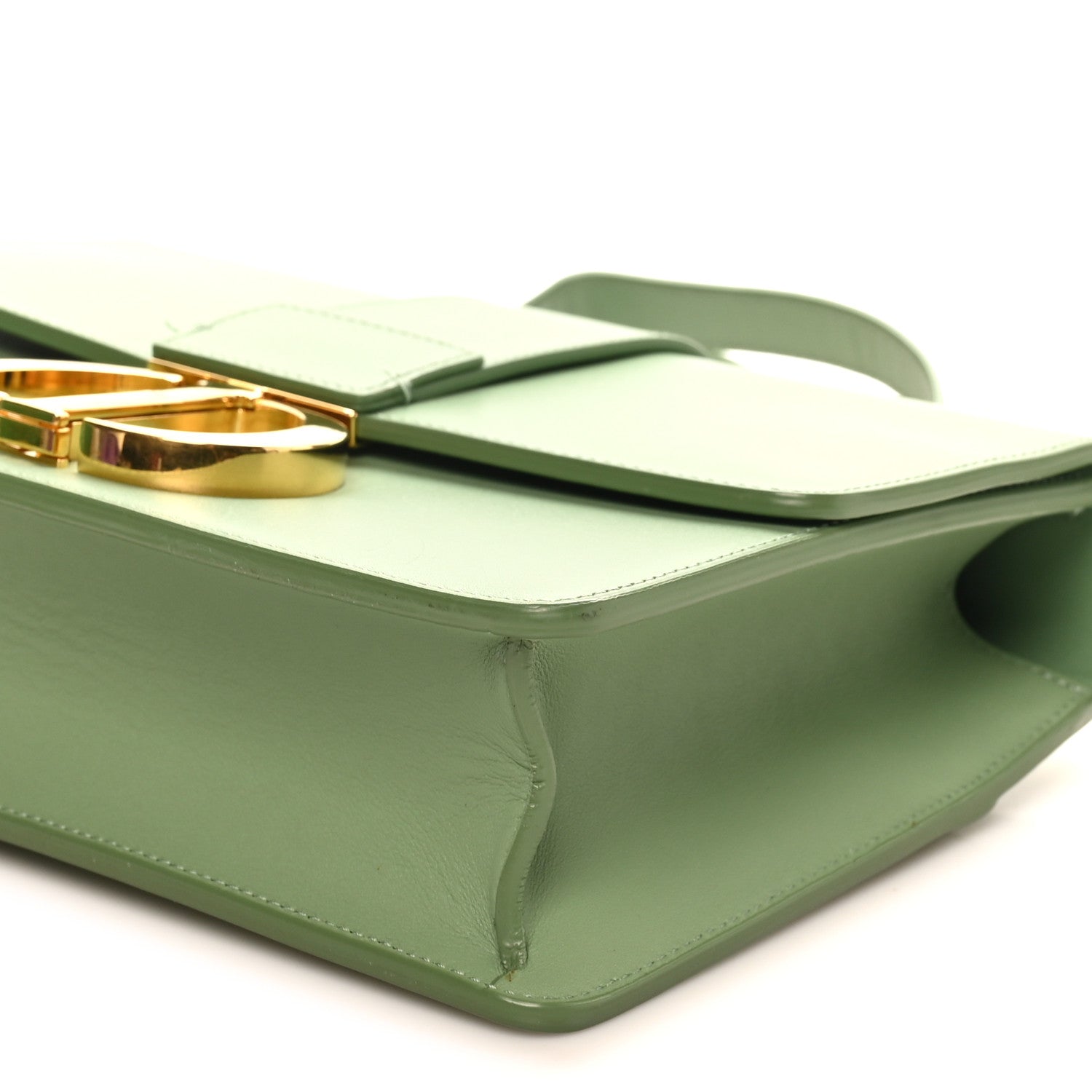 Christian Dior Smooth Calfskin 30 Montaigne Flap Bag Mint Green
