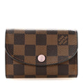 Louis Vuitton Damier Ebene Rosalie Coin Purse Rose Ballerine