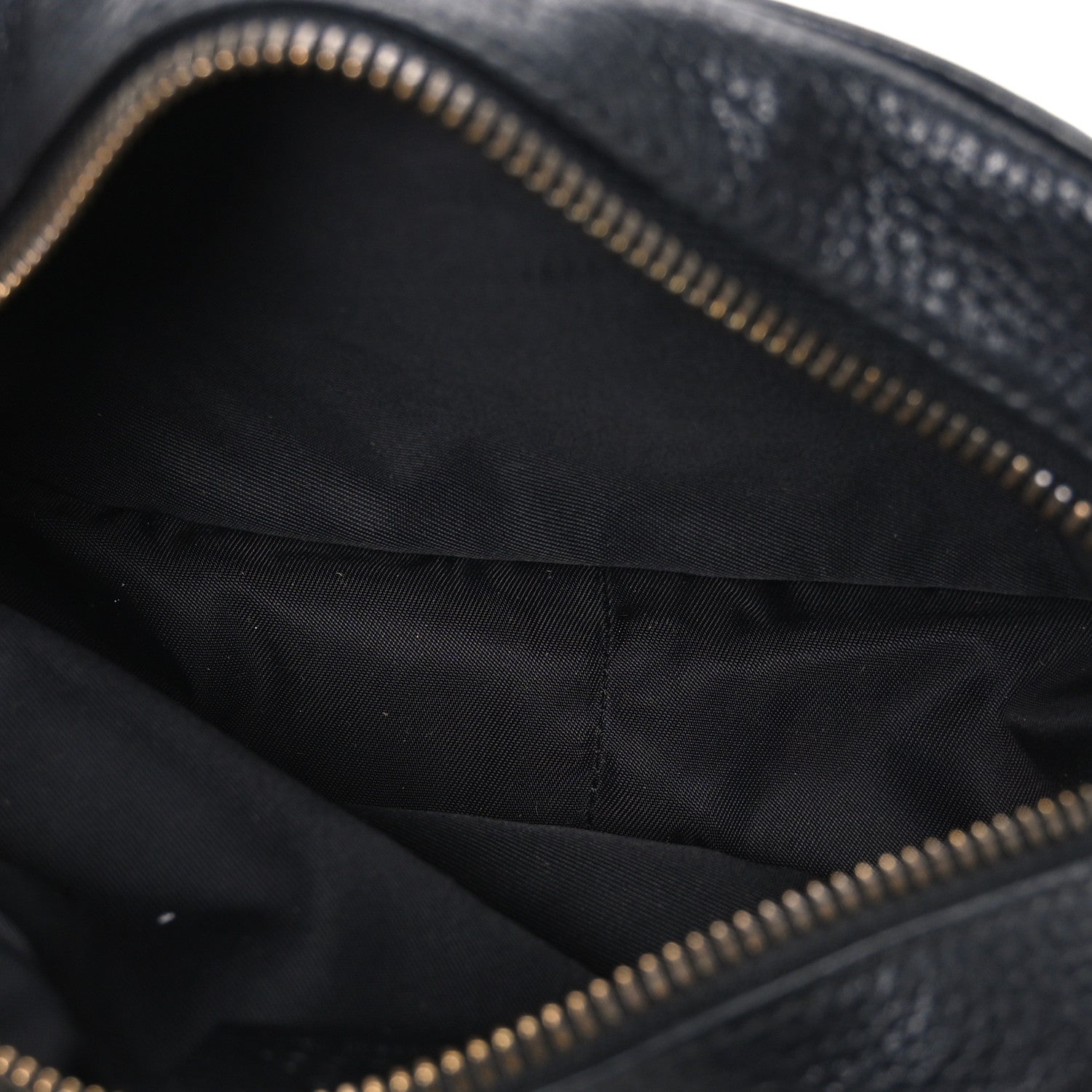 Gucci Pebbled Calfskin Mini Soho Disco Bag Black