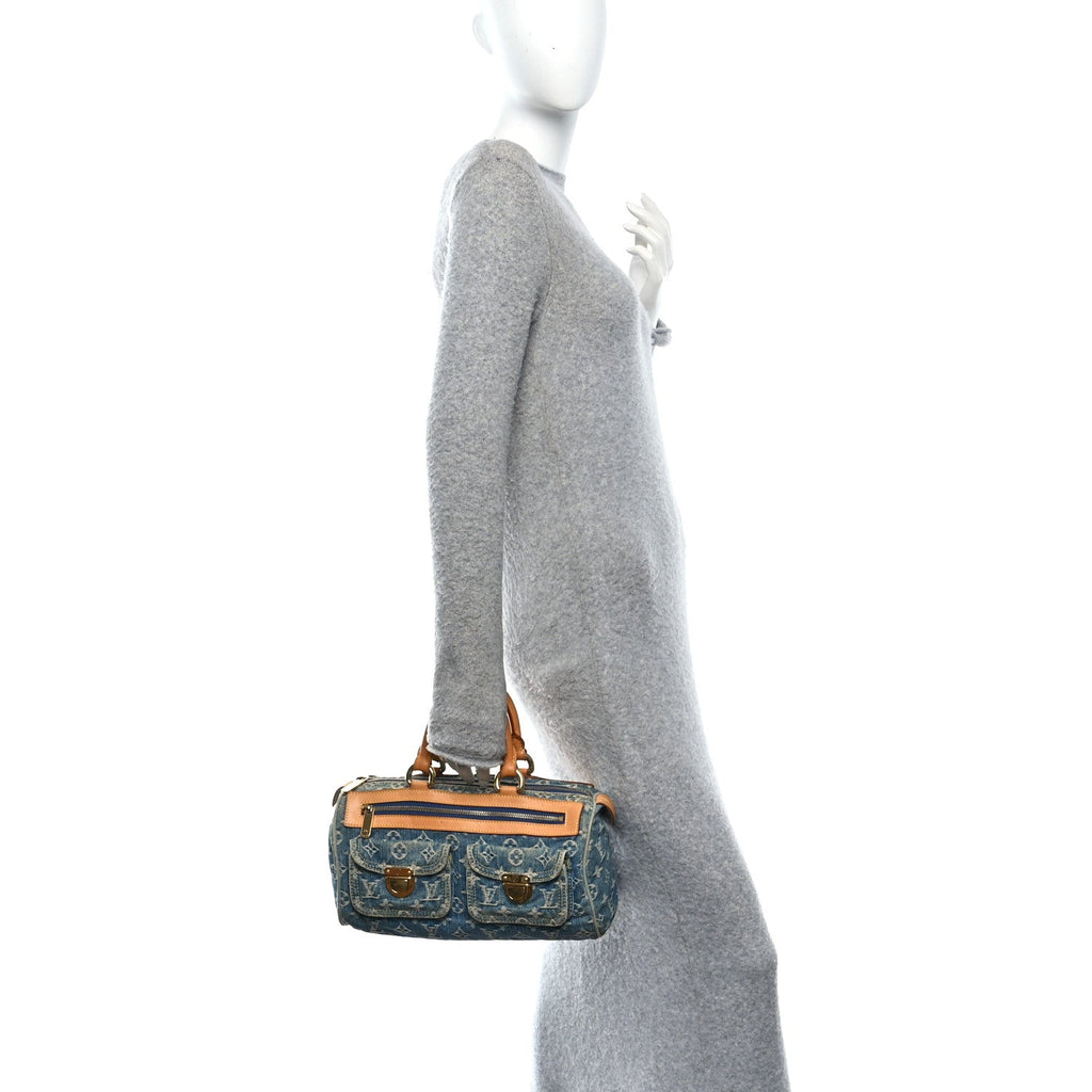Louis Vuitton Monogram Denim Neo Speedy Blue