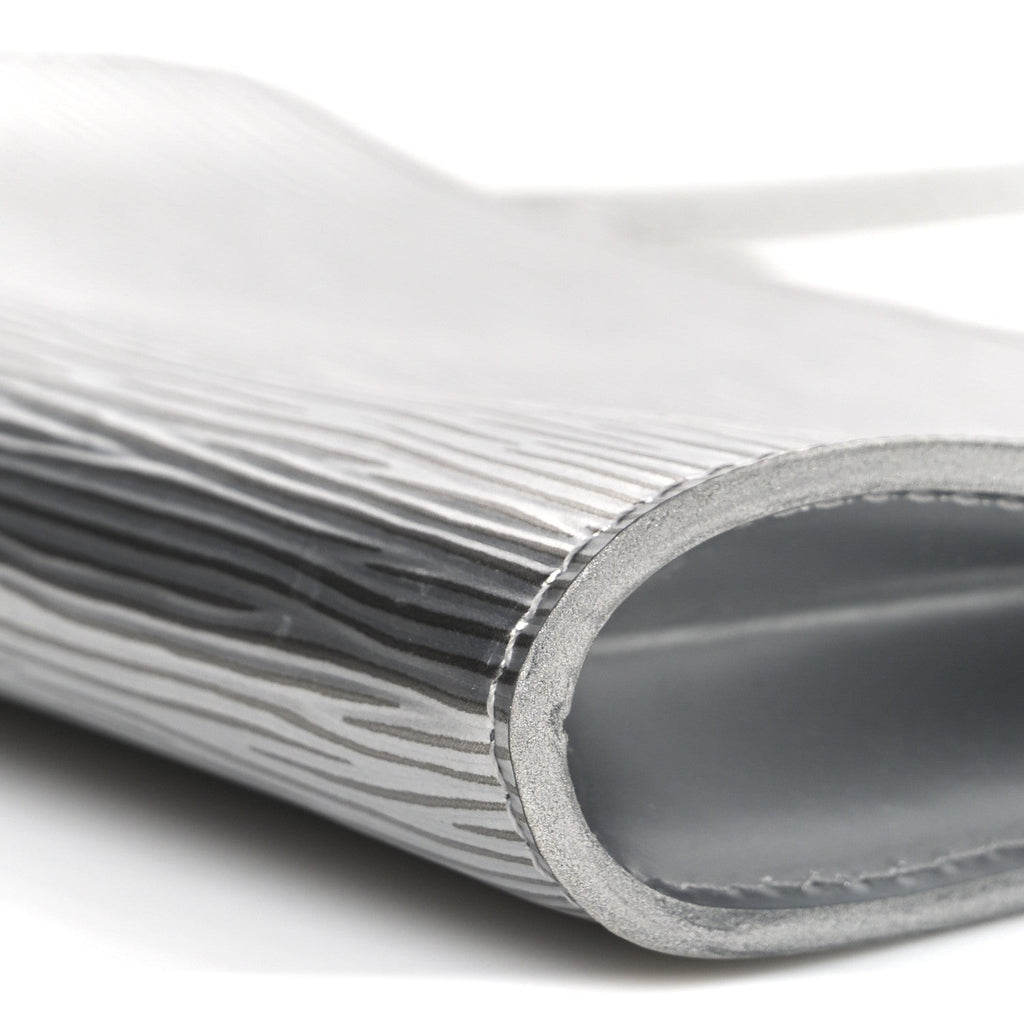 Louis Vuitton Epi Pochette Accessories Metallic Silver