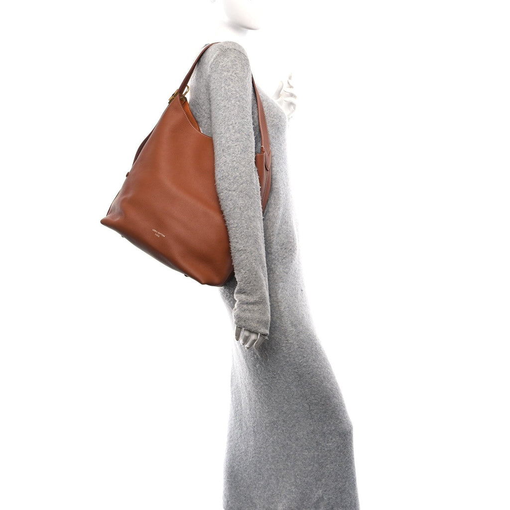 Louis Vuitton Grained Calfskin Low Key Hobo MM Cognac
