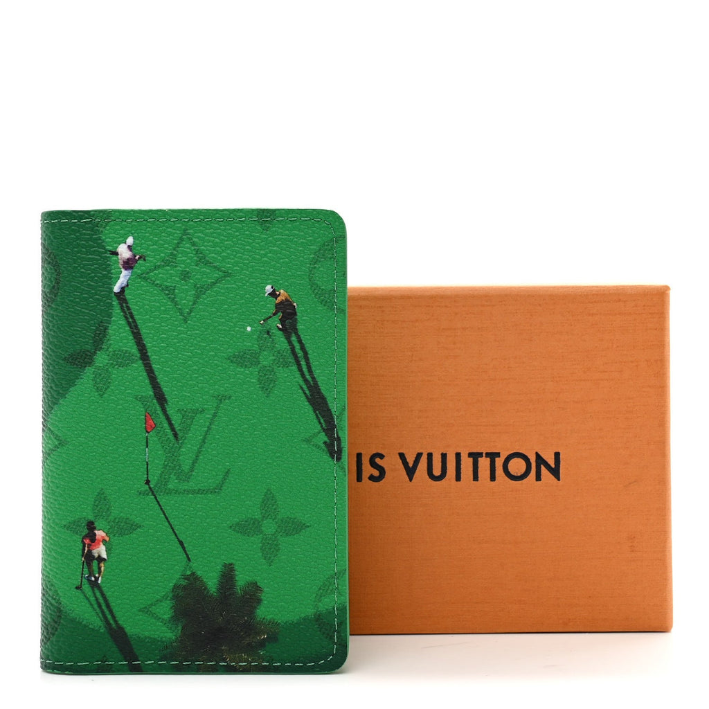 Louis Vuitton Monogram Sports Pocket Organizer Golf Green