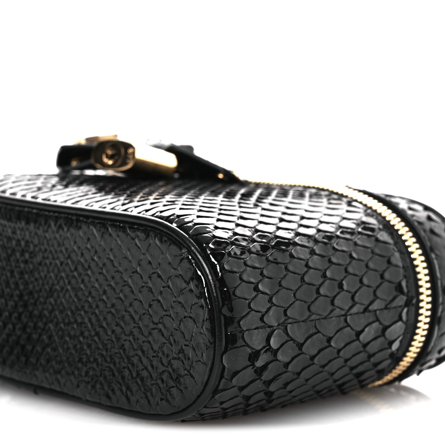 Louis Vuitton Snakeskin Vanity Pouch Black