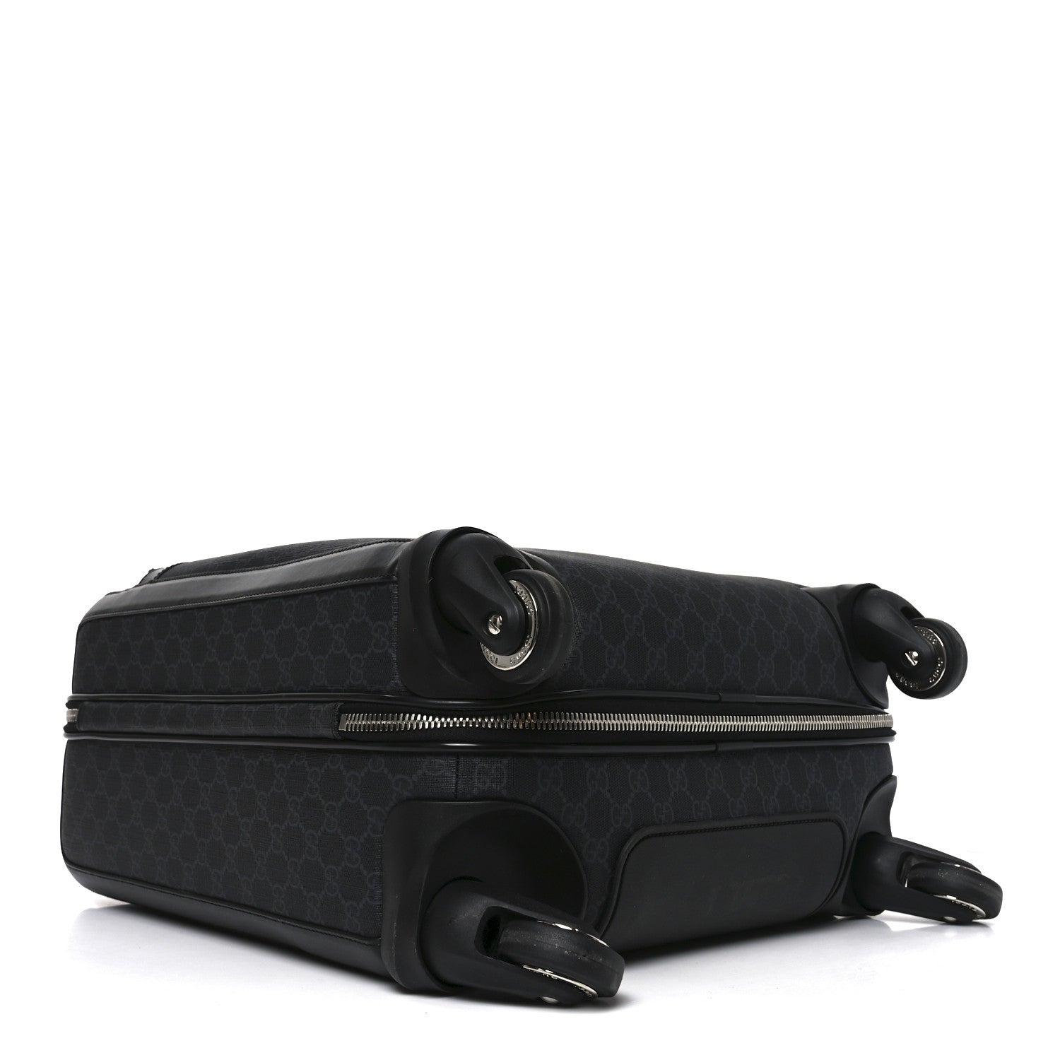Gucci GG Supreme Monogram Calfskin Cabin Trolley Black