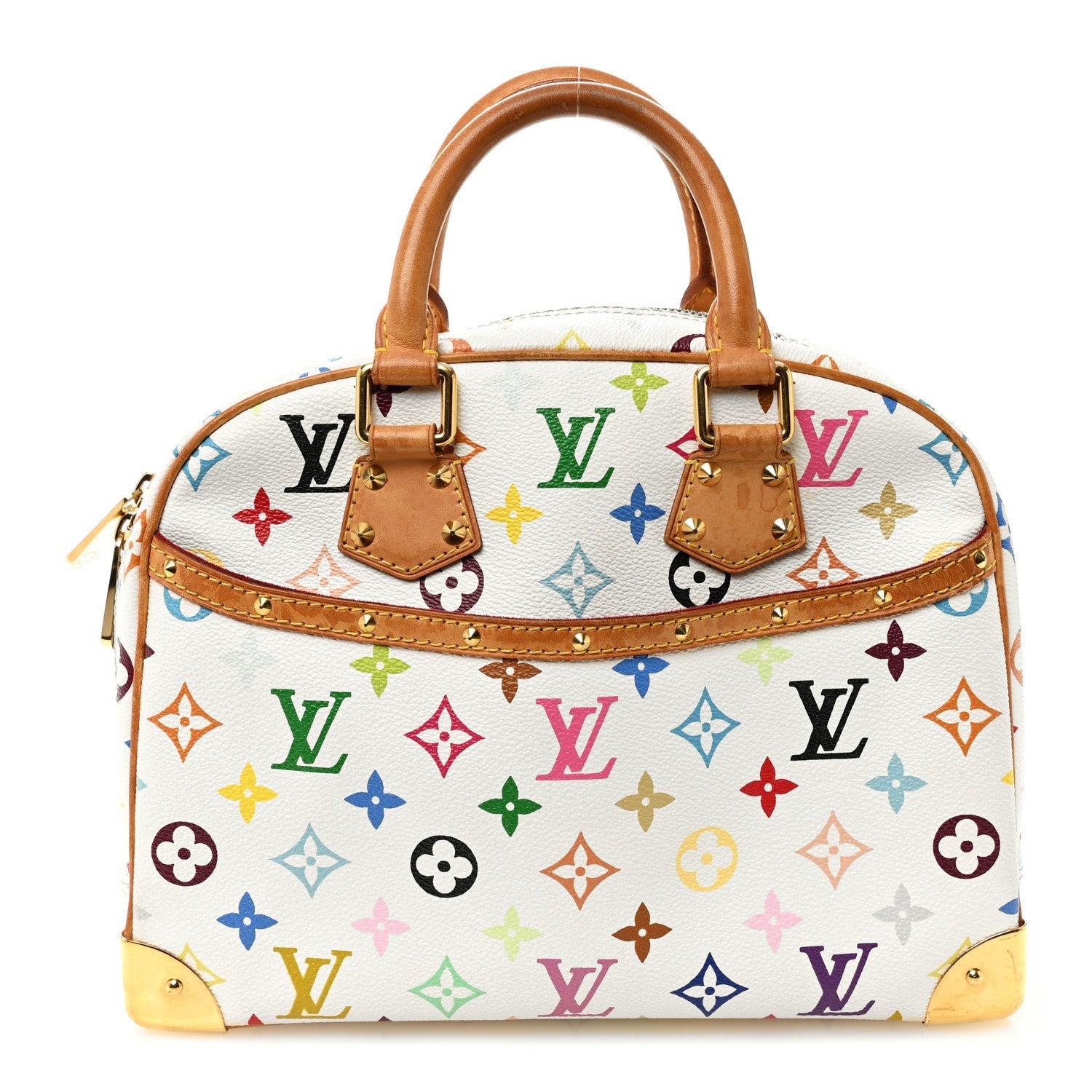 Louis Vuitton Monogram Multicolor Trouville White