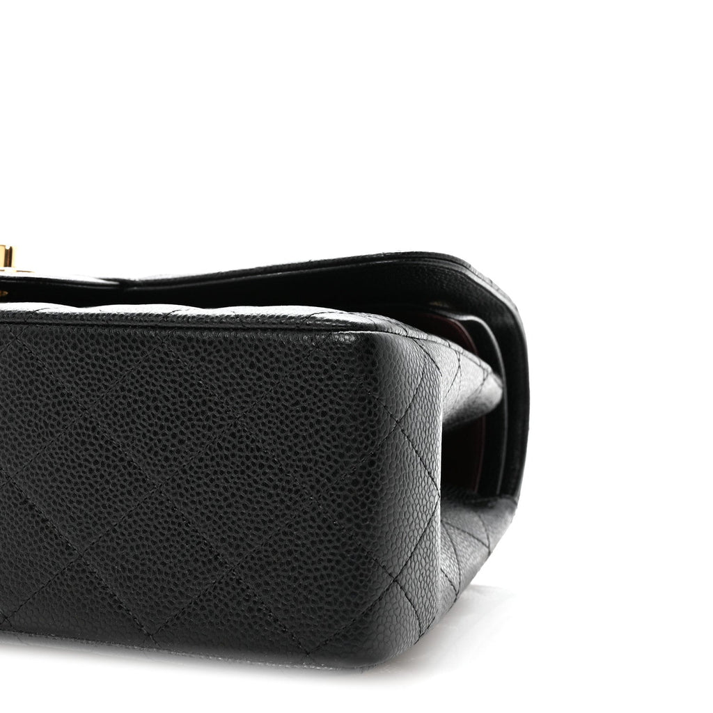 Chanel Caviar Quilted Jumbo Double Flap Black