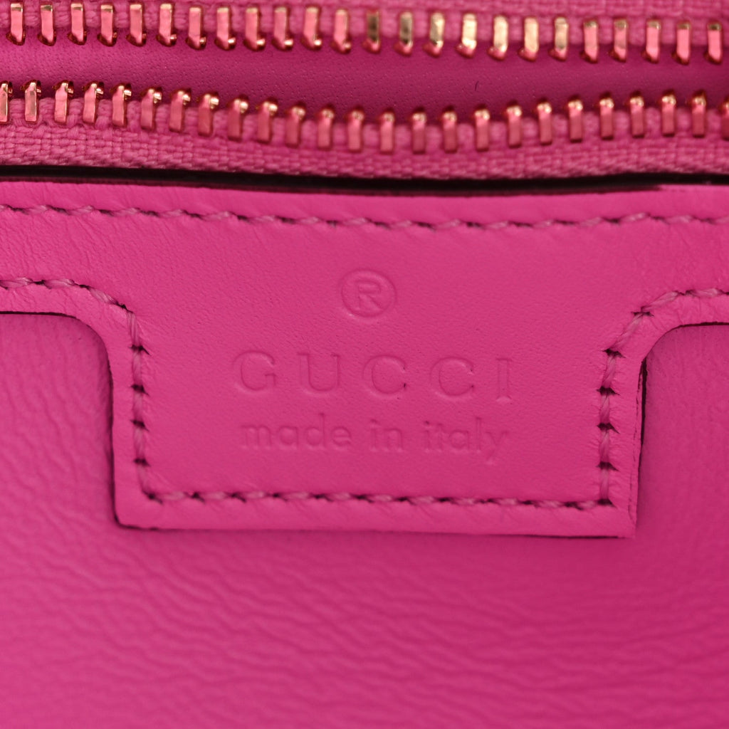 Gucci Ancora Calfskin Web Medium Jackie 1961 Hobo Pink