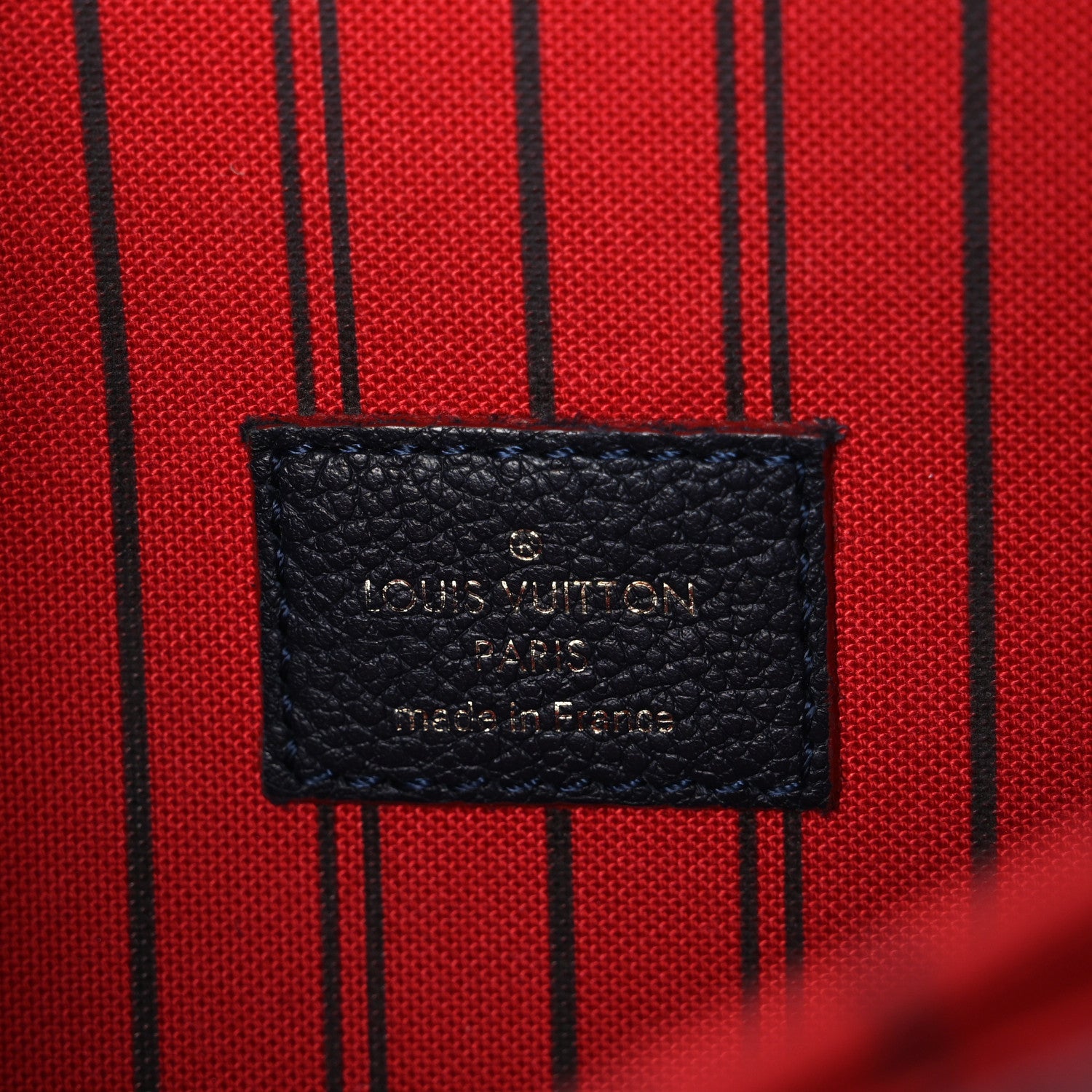Louis Vuitton Empreinte Pochette Metis Marine Rouge