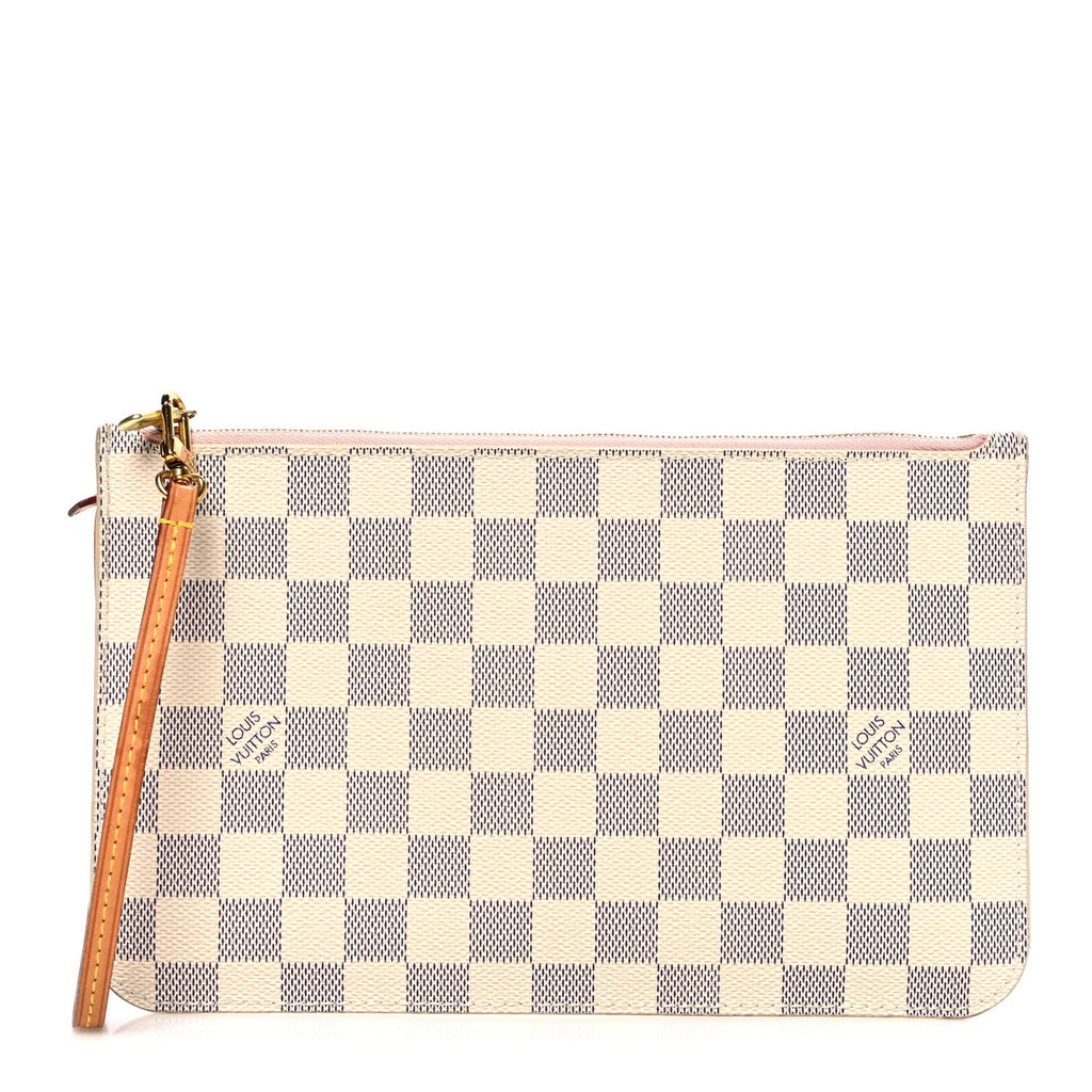 Louis Vuitton Monogram Neverfull MM GM Pochette Rose Ballerine