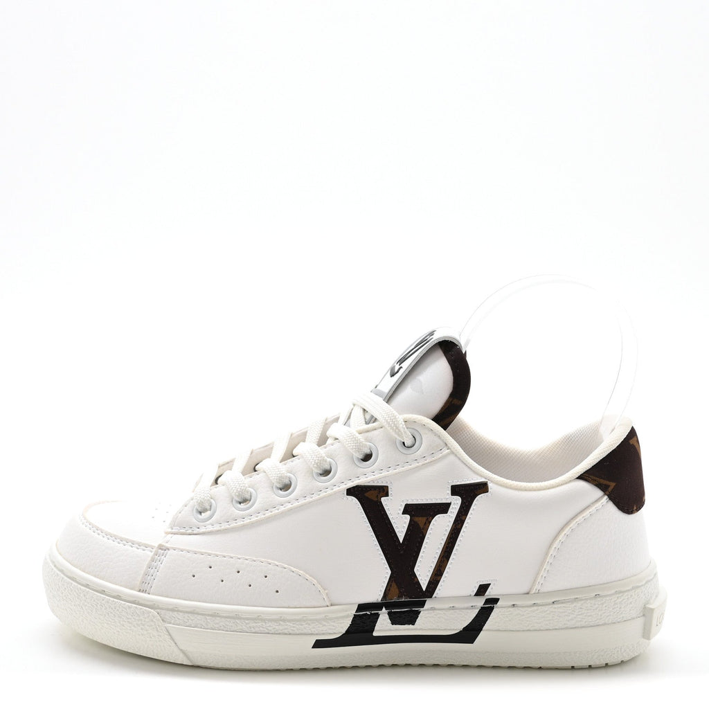 Louis Vuitton Charlie Sneakers 35 White Cacoa Brown