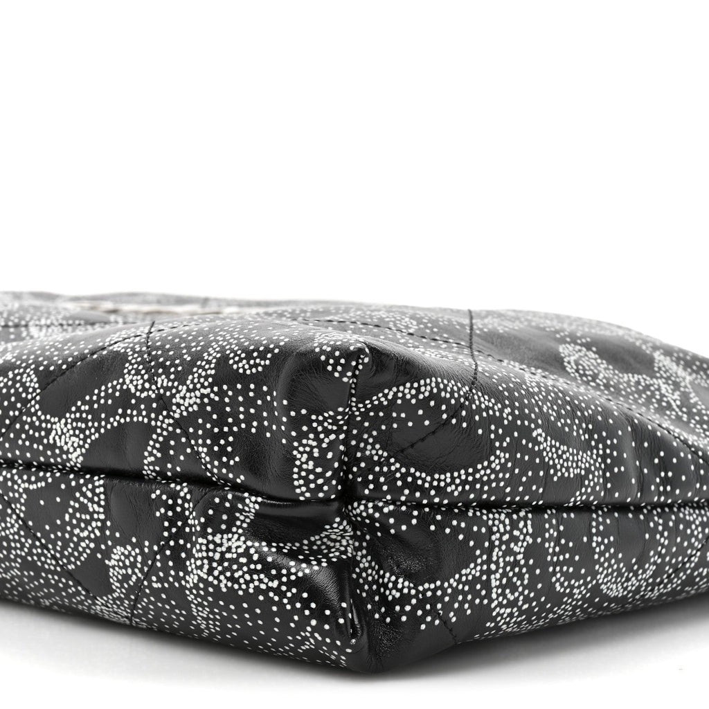 Chanel Printed Calfskin Quilted Chanel 22 Black