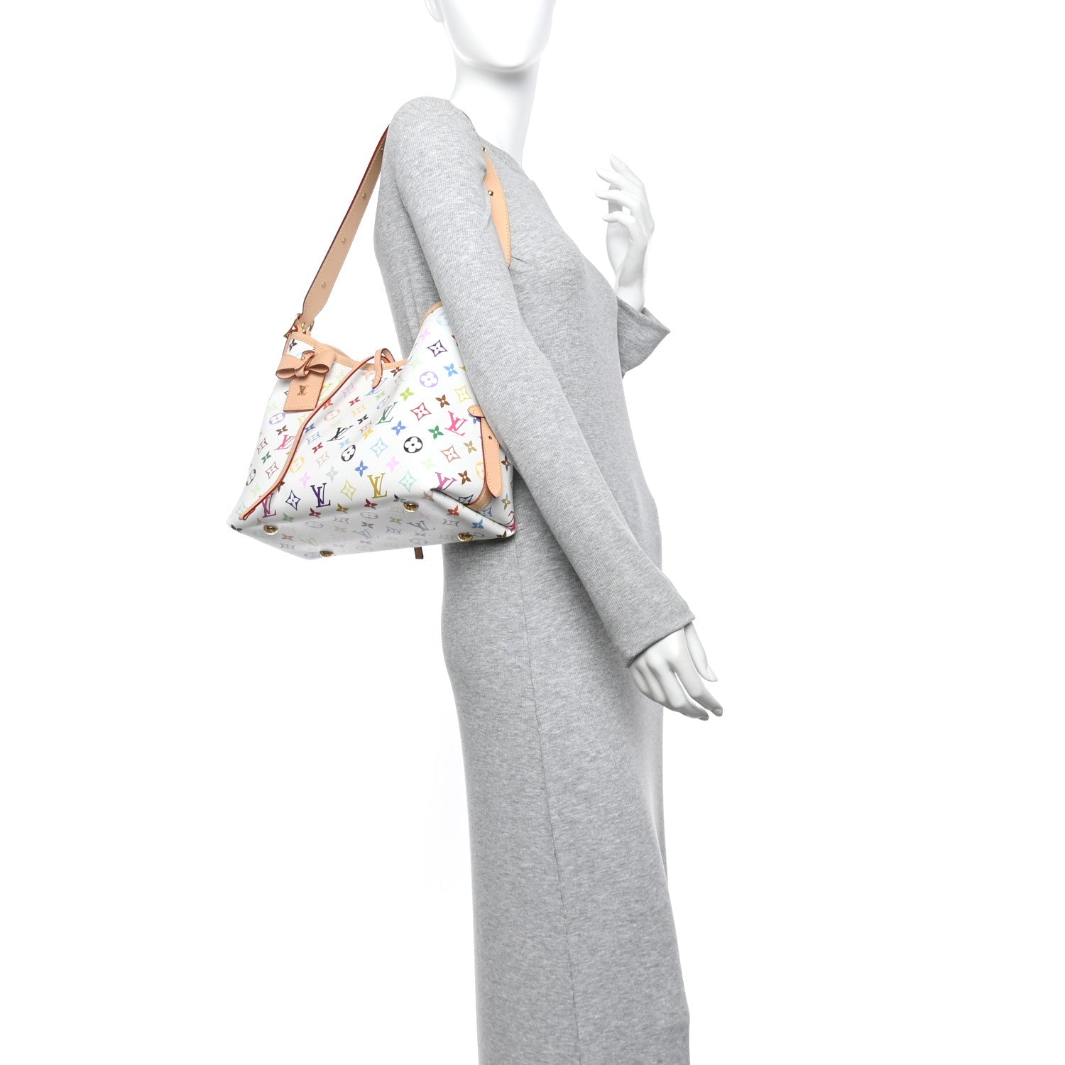 Louis Vuitton LV X TM Monogram Multicolor CarryAll PM White