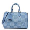Louis Vuitton Damier Denim 3D Speedy Bandouliere 30 Denim Blue