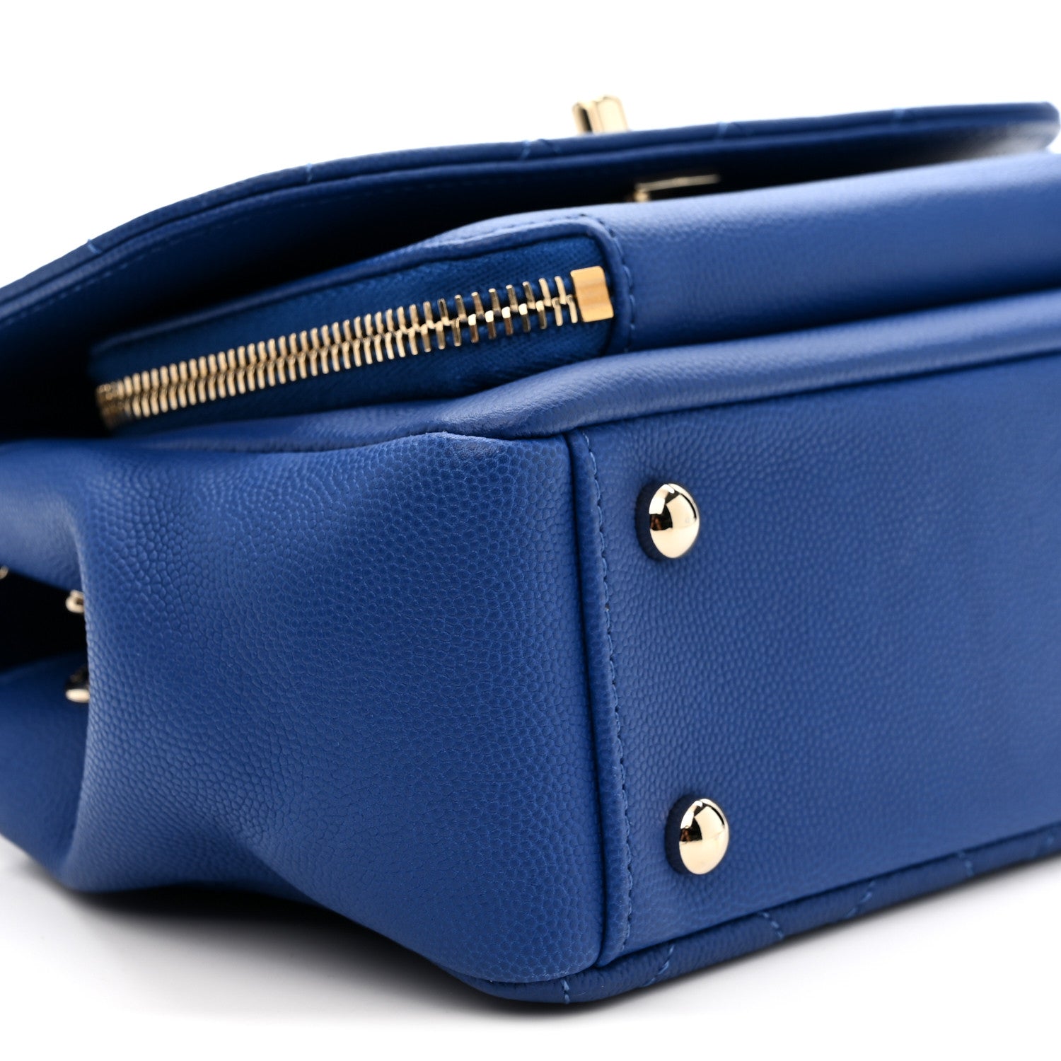 Chanel Caviar Quilted Small Business Affinity Flap Dark Blue