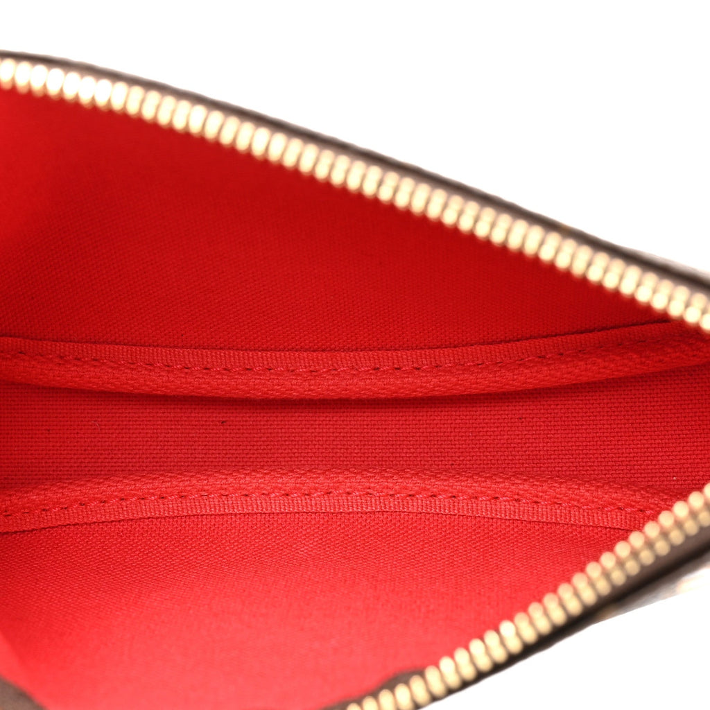 Louis Vuitton Monogram 2021 Christmas Animation London Mini Pochette Accessories Red