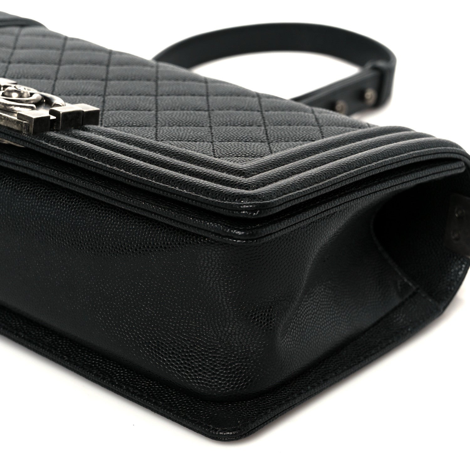 Chanel Caviar Quilted Medium Boy Flap Black