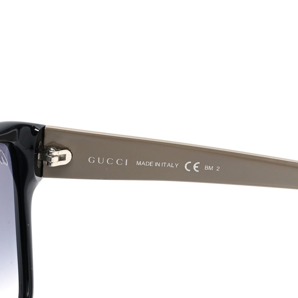 Gucci Acetate Square Ombre GG Sunglasses GG3579S Black