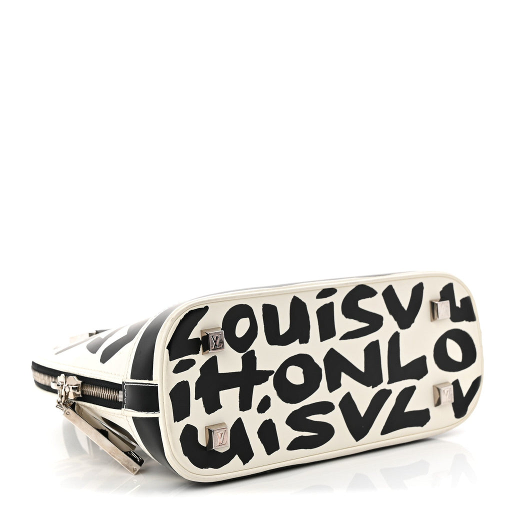 Louis Vuitton Graffiti Alma MM Black