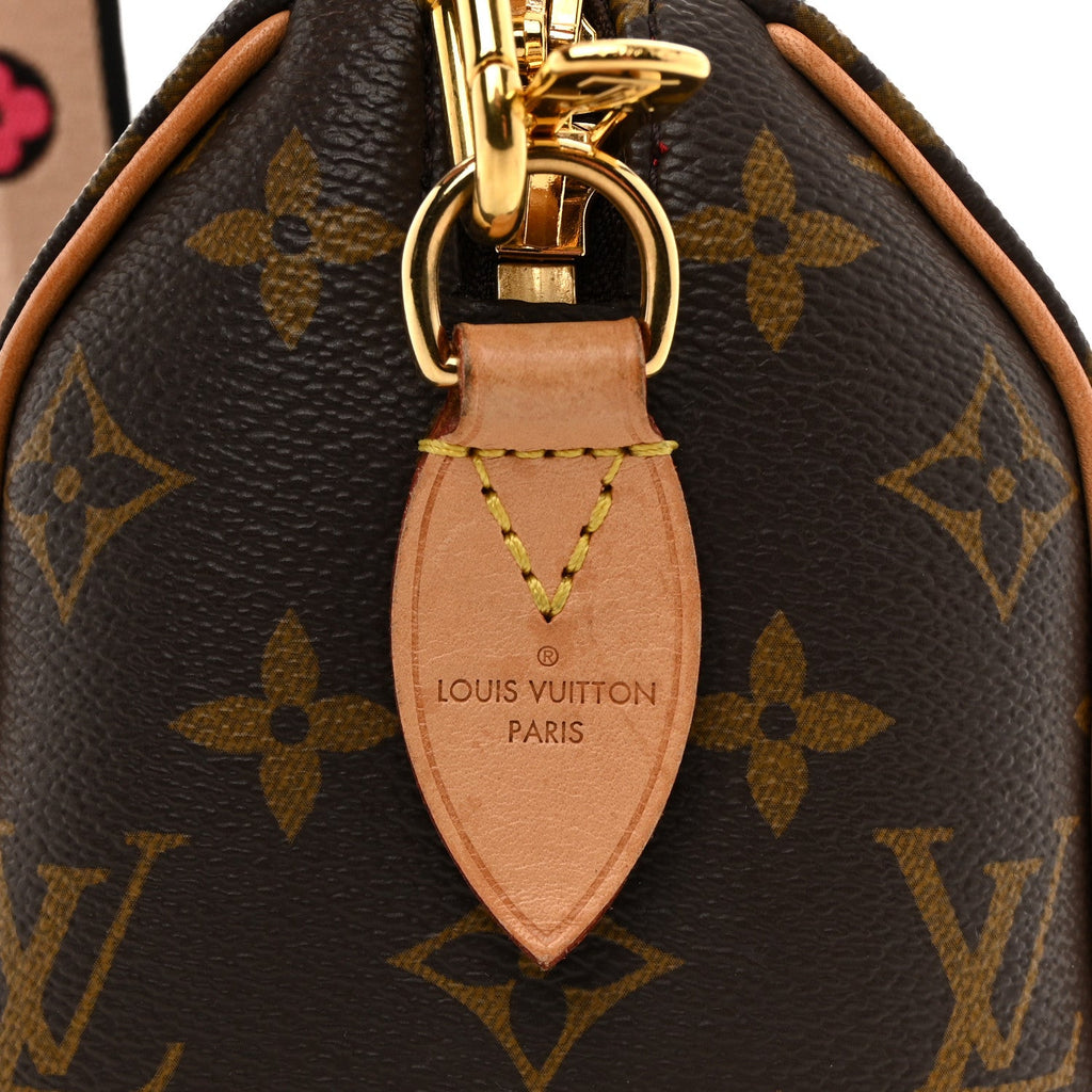 Louis Vuitton Monogram Speedy Bandouliere 20 Black