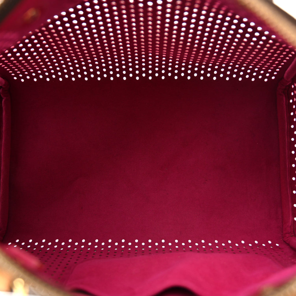 Louis Vuitton Monogram Perforated Speedy 30 Fuchsia