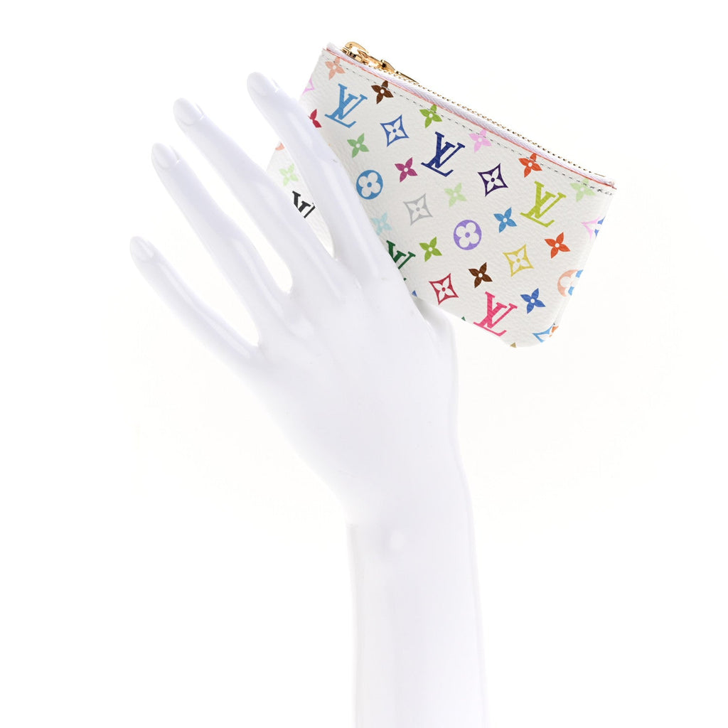 Louis Vuitton LV X TM Monogram Multicolor Key Pouch White