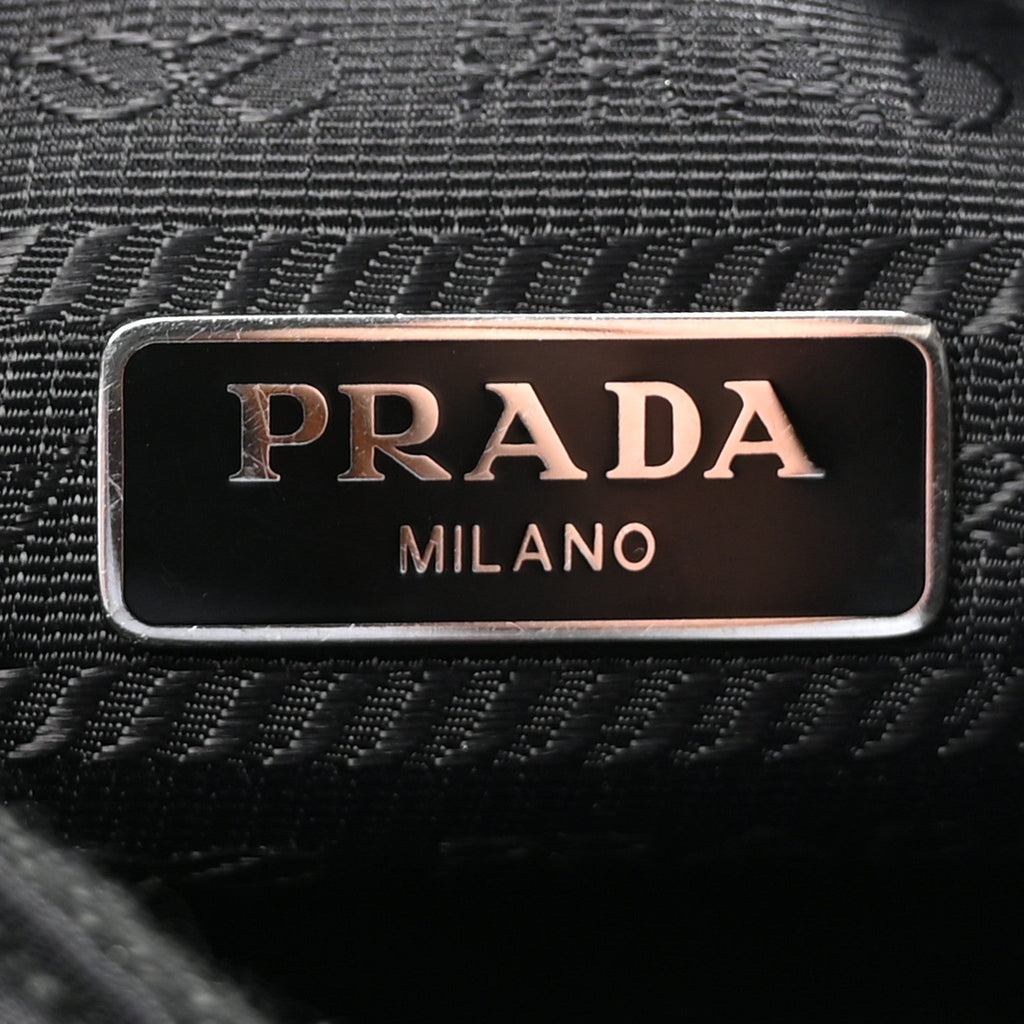 Prada Tessuto Nylon Mini Re-Edition 2000 Bag Black