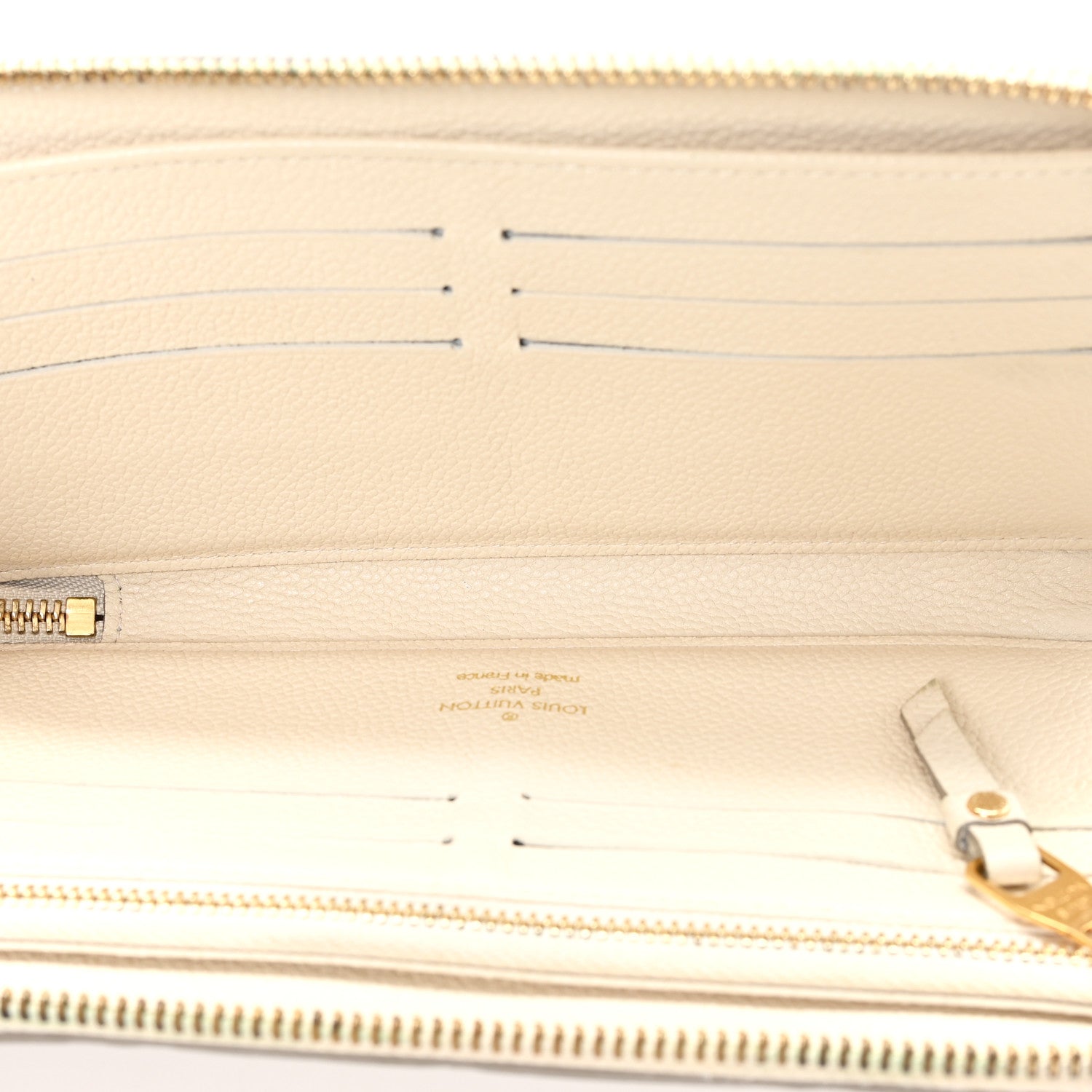 Louis Vuitton Empreinte Zippy Organizer Wallet White
