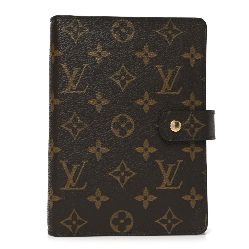Louis Vuitton Monogram Medium Ring Agenda Cover